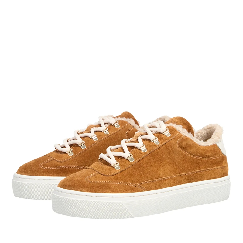 Furla Low-Top-Sneaker Furla Enjoy Lace-Up Sneaker T.20 Brandy+Marshmallow(Image 2)
