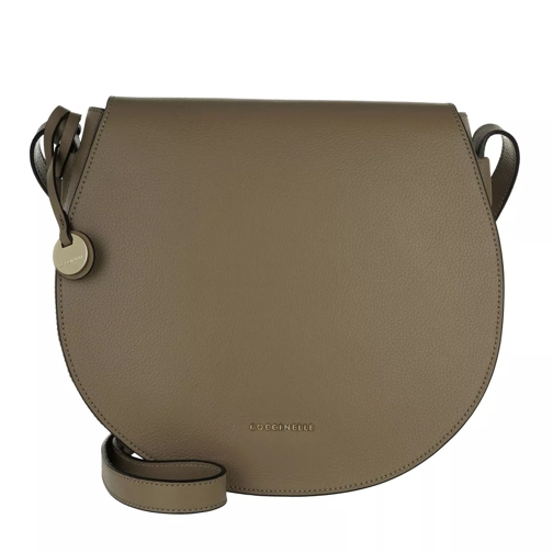 Coccinelle Clementine Soft Crossbody Bag Taupe Crossbodytas