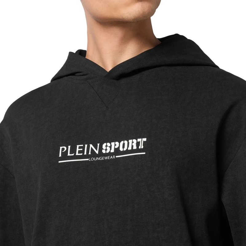 Plein Sport Top Hoodie schwarz(Image 5)