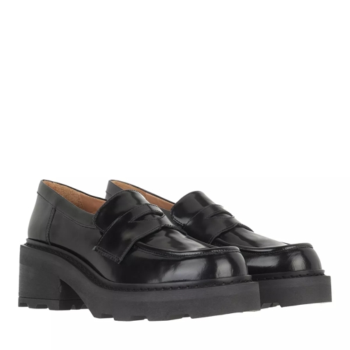 Toral Shoe With Track Sole Black Loafer