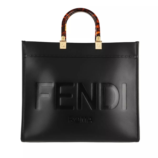 Fendi Sunshine Tote Bag Nero Oro Sporta