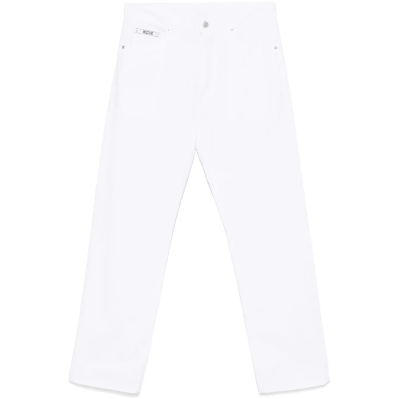 Moschino Anzugshose Classic White Trousers White