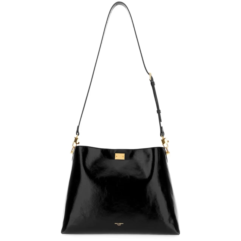Dolce&Gabbana Schultertasche Dolce&gabbana Black leather large Vittoria shoulde schwarz(Image 3)