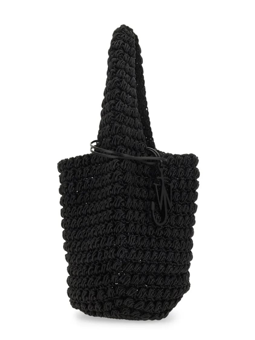 J.W.Anderson Hobo bags Popcorn Basketball Big Bag in zwart