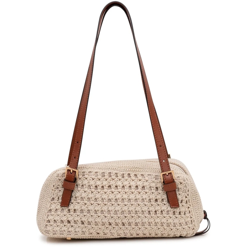 Versace Schultertasche Borsa Bowling Versace Tag weiß(Image 3)