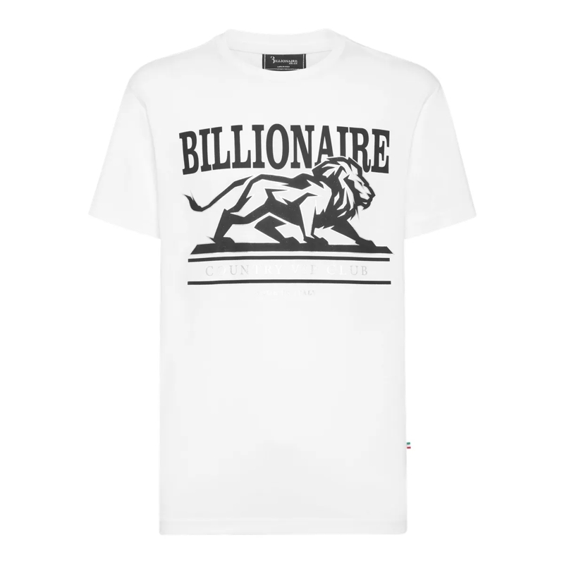 BILLIONAIRE T-Shirt T-Shirt Round Neck Ss Lion weiss