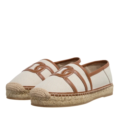 Tod's Sandale Gomma Rafia 08 L Cream Brown