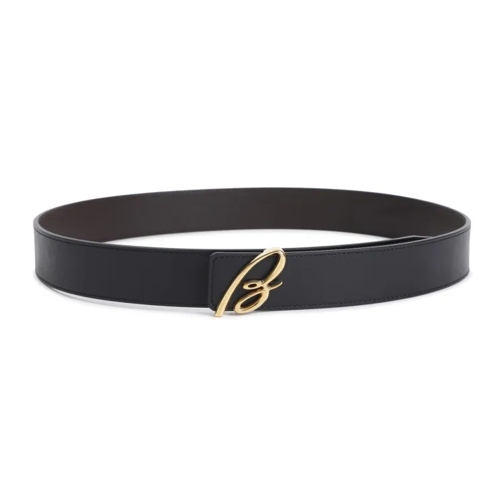 Brioni Ceinture en cuir Black Coffee Leather Belt Black