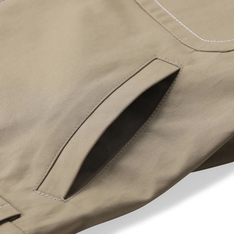 AMI Paris Übergangsjacke Kurze Jacke aus Baumwollmix braun(Image 5)