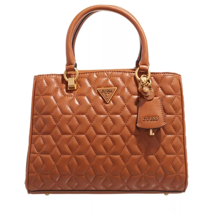 Guess Elenia Girlfriend Satchel Cognac | Satchel