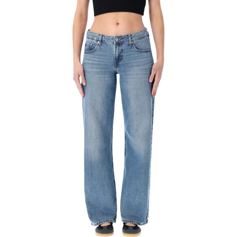 Levi's Jeans Low-Rise Wide Leg Relaxed Fit Denim Jeans Blue