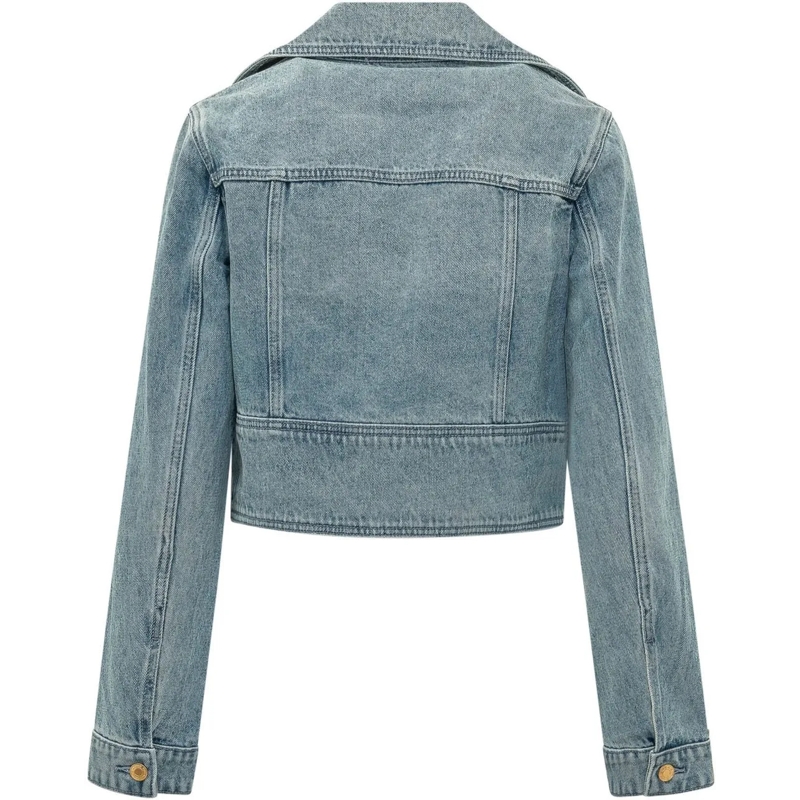 MICHAEL Michael Kors Jeansjacke Giacca Denim Corta con Tasche e Bottoni blau(Image 2)