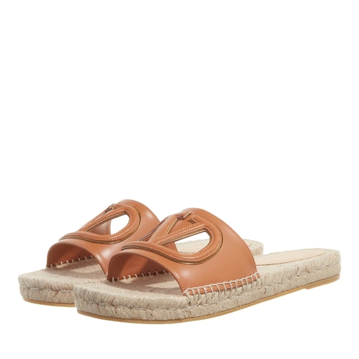 Valentino Garavani Slide Woman Sandals Almond Beige