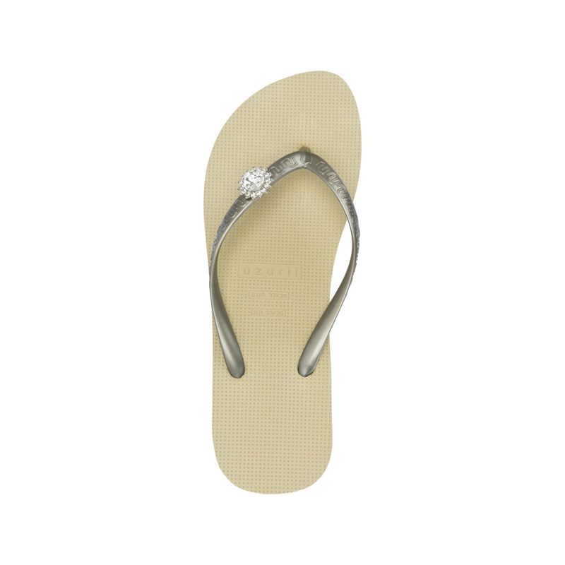 UZURII Flip Flops Zehentrenner Switch High Heel Gold gold