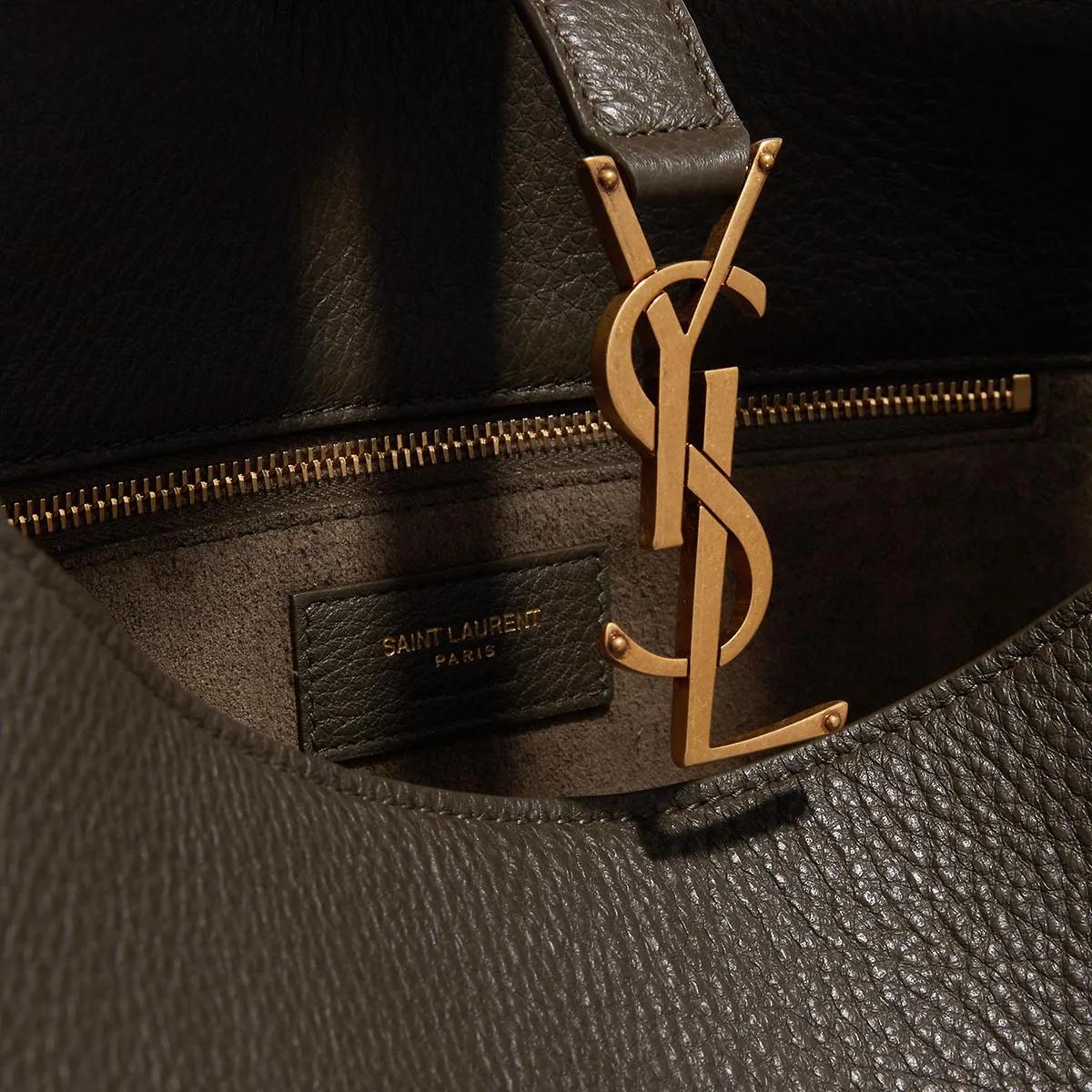 Saint Laurent Shoppers Le 5 A 7 Bea Bag in groen