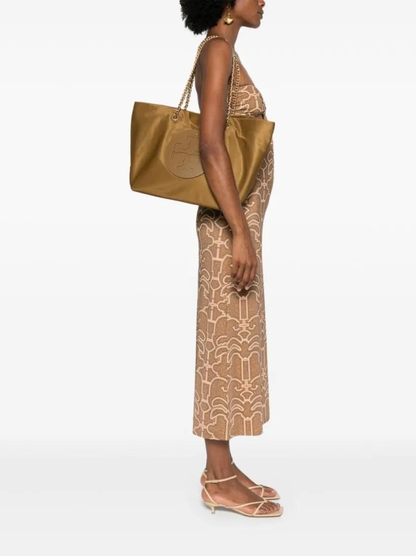 TORY BURCH Totes & shoppers Nylon Shopping Bag in bruin