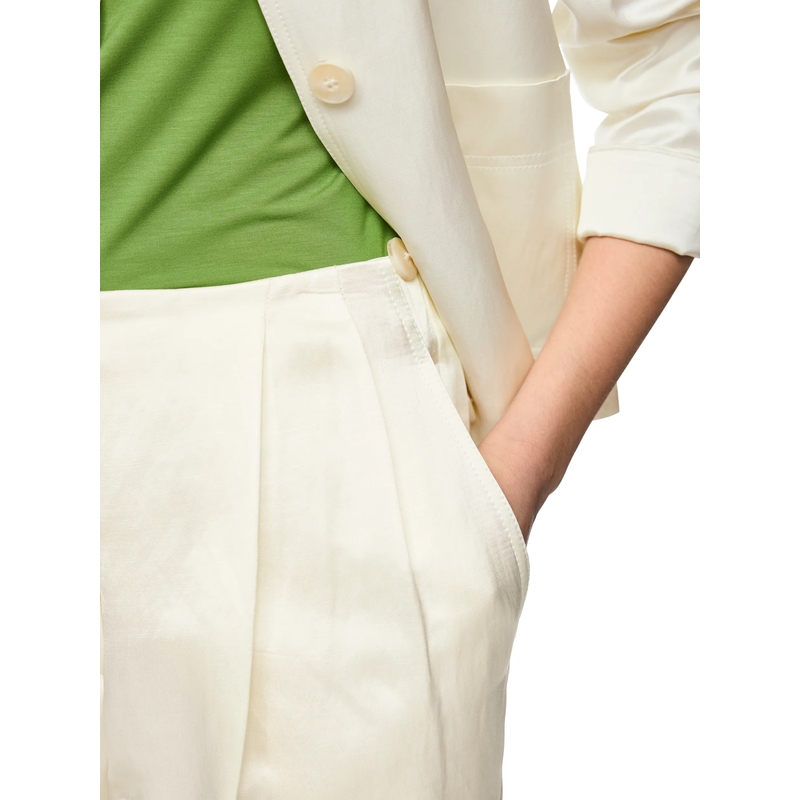 Marc Cain Stoffen broek Hose WICHITA bright ecru(Image 4)