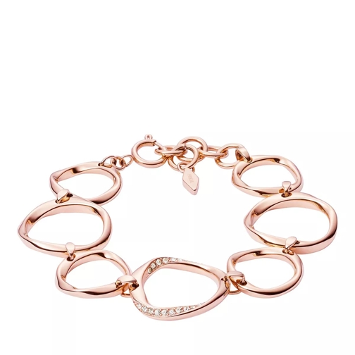 Fossil Sutton Twist Stainless Steel Bracelet Rose Gold Armband