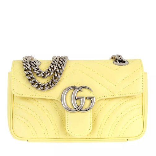 Gucci GG Marmont Mini Bag Leather Banana Crossbodytas