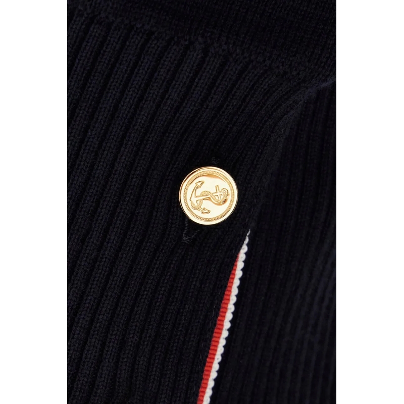 Thom Browne  Thom Browne Midnight blue wool sweater blau(Image 3)