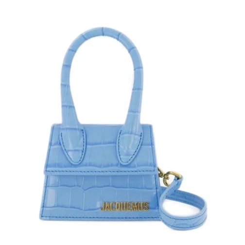 Jacquemus Satchel Le Chiquito Crossbody  - Blue - Leather Blue