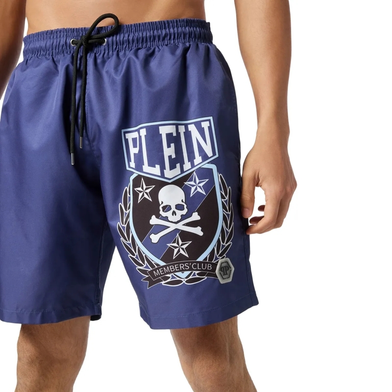 Philipp Plein  Badehose Skull&Bones dunkel-blau(Image 4)