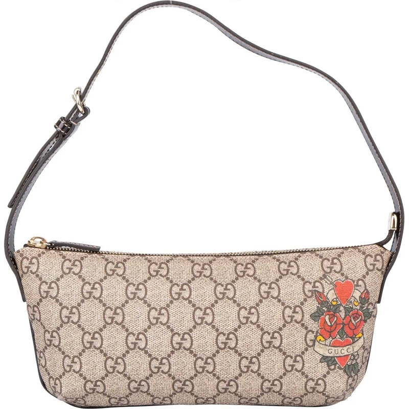 Gucci Schultertasche Gucci GG Tattoo Mini Handbag mehrfarbig