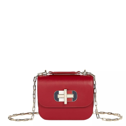 Tommy Hilfiger Tommy Hilfiger Rote Leder Umhängetasche AW0AW10806 Rot Borsetta a tracolla