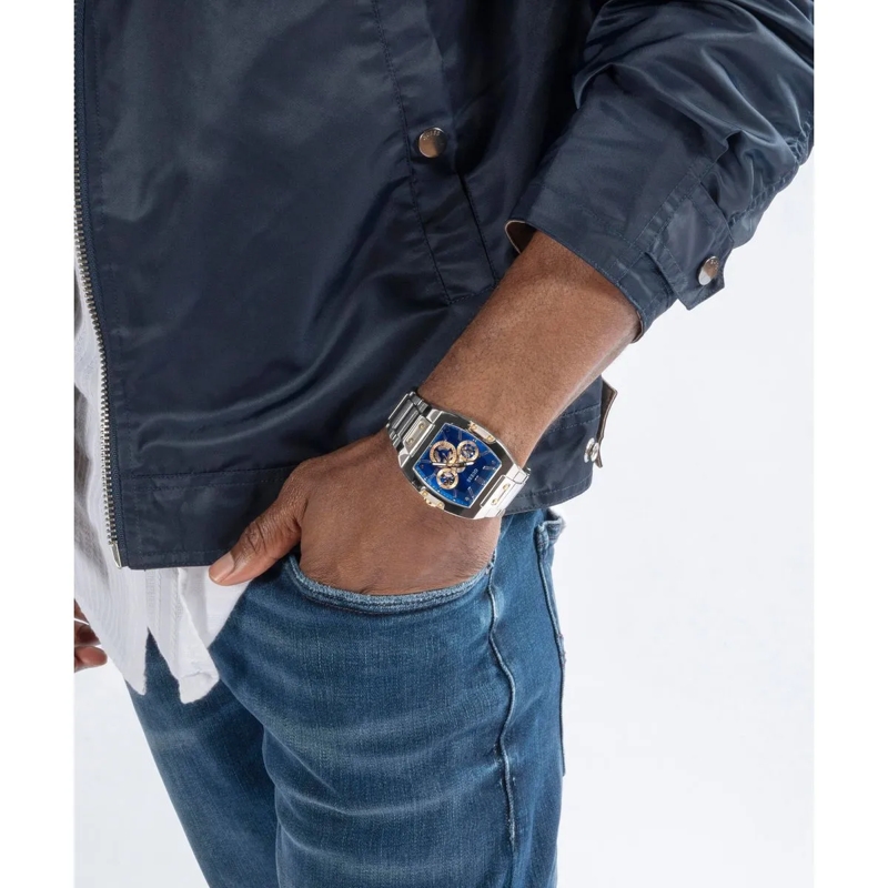 Guess Quarzuhr Quarz-Analoguhr Phoenix silber(Image 3)