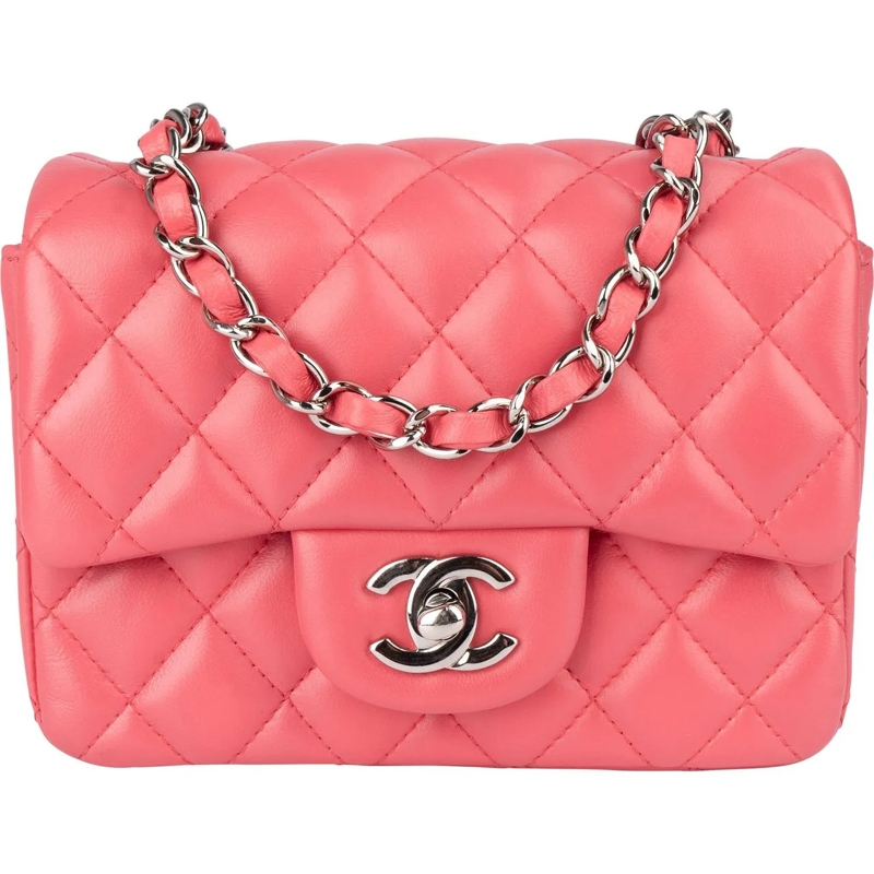 Chanel Tote Chanel Quilted Lambskin Mini Single Flap Crossbody rot