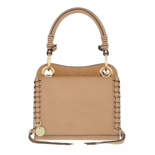 See By Chloé Crossbody Cowhide Leather Suede Coconut Brown Crossbody Bag