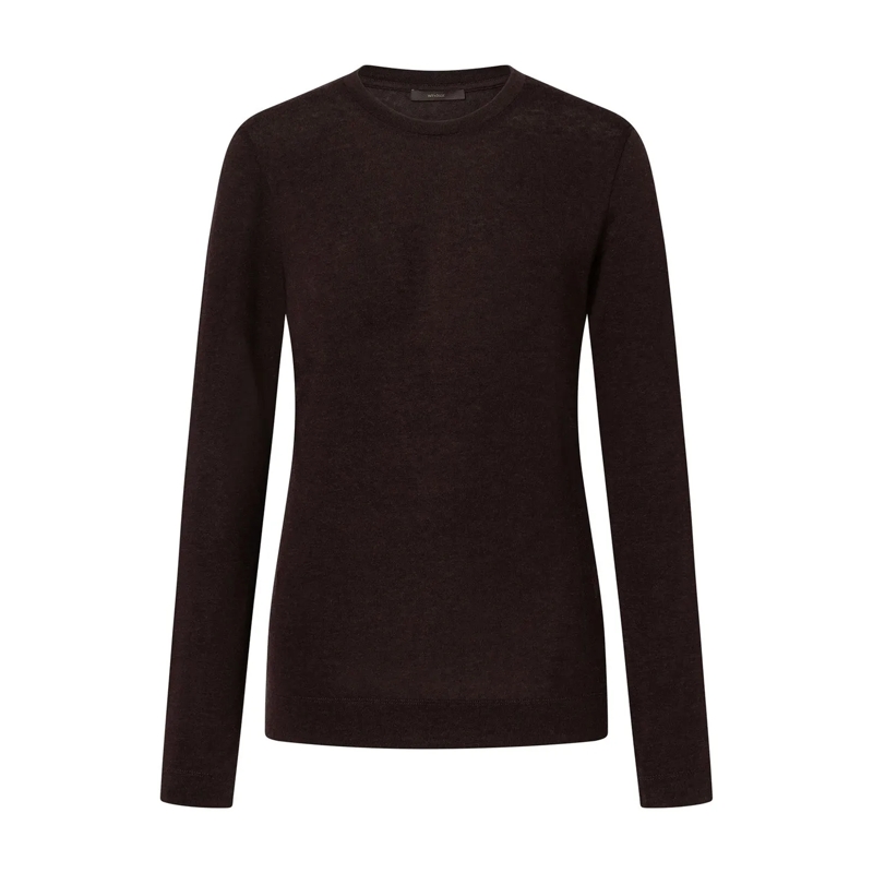 windsor. T-Shirt Leichtes Langarmshirt Braun(Image 4)