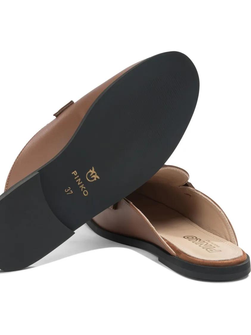 Thumbnail - Backless Mule Loafers - Gr. 40 (EU) - in Braun