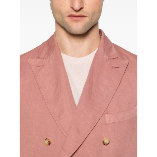 Boglioli Blazer Double-Breasted Cotton Jacket Pink (Image 2)