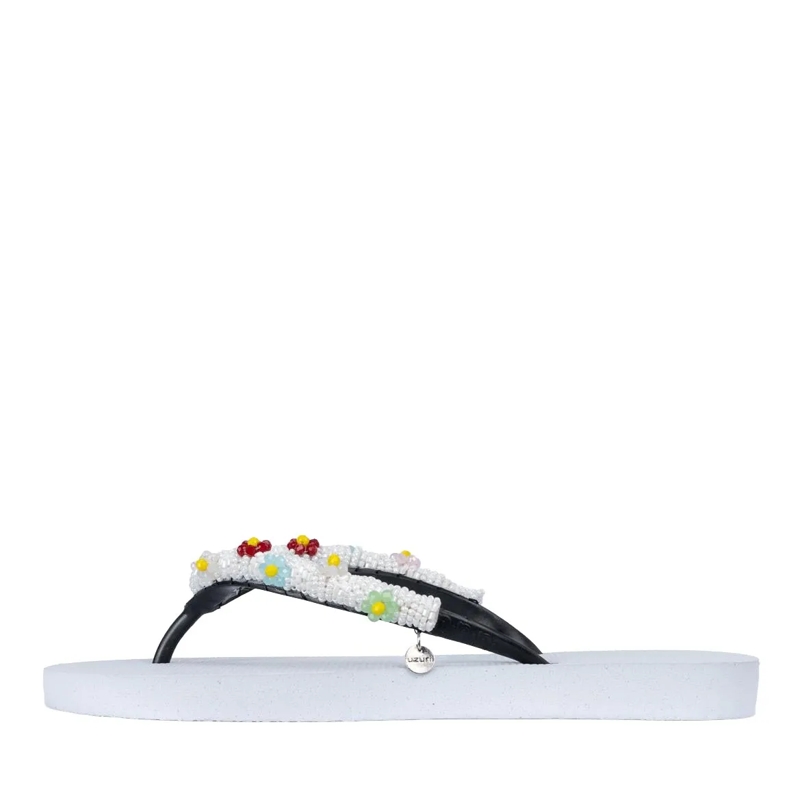 UZURII Flip Flops Zehentrenner Flowery White Aby weiss(Image 2)