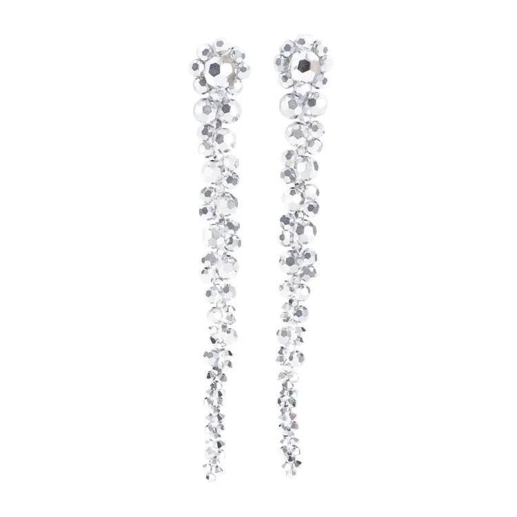 Simone Rocha Ohrringe - Drip White Crystal Earrings - Gr. unisize - in Weiß - für Damen