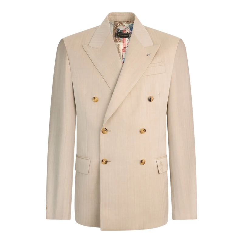 BILLIONAIRE Blazer Double-Breasted Blazer Dandy Fit beige
