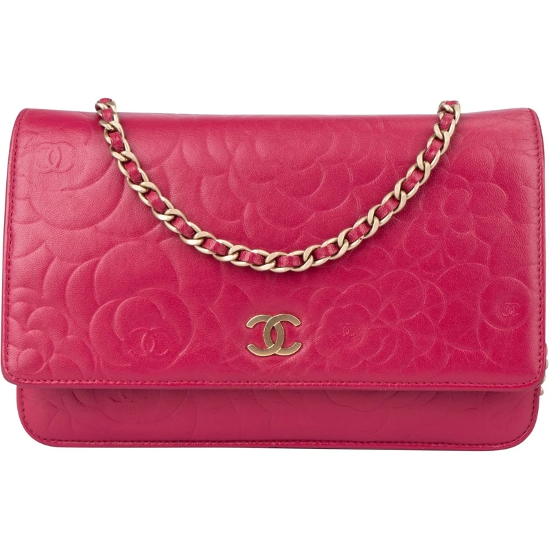 Chanel Tote Chanel Lambskin Camellia Wallet On Chain Crossbody rot