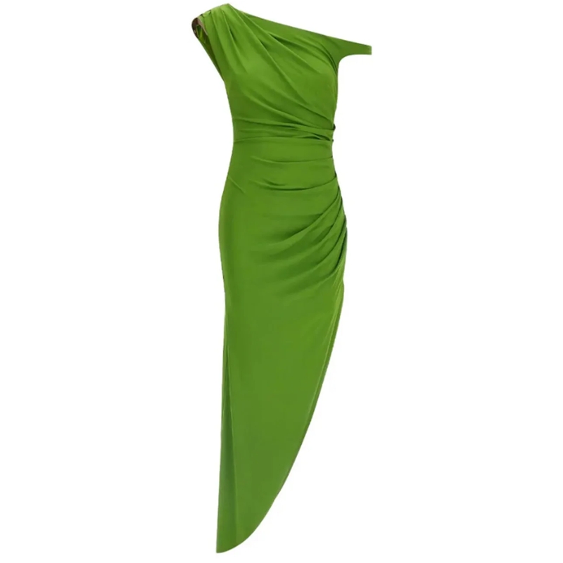 Elisabetta Franchi Maxikleid Dresses Aloe grün