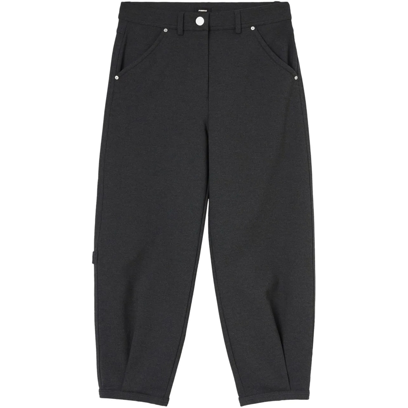 Pinko Pantalon Trousers Grigio Corvo grün