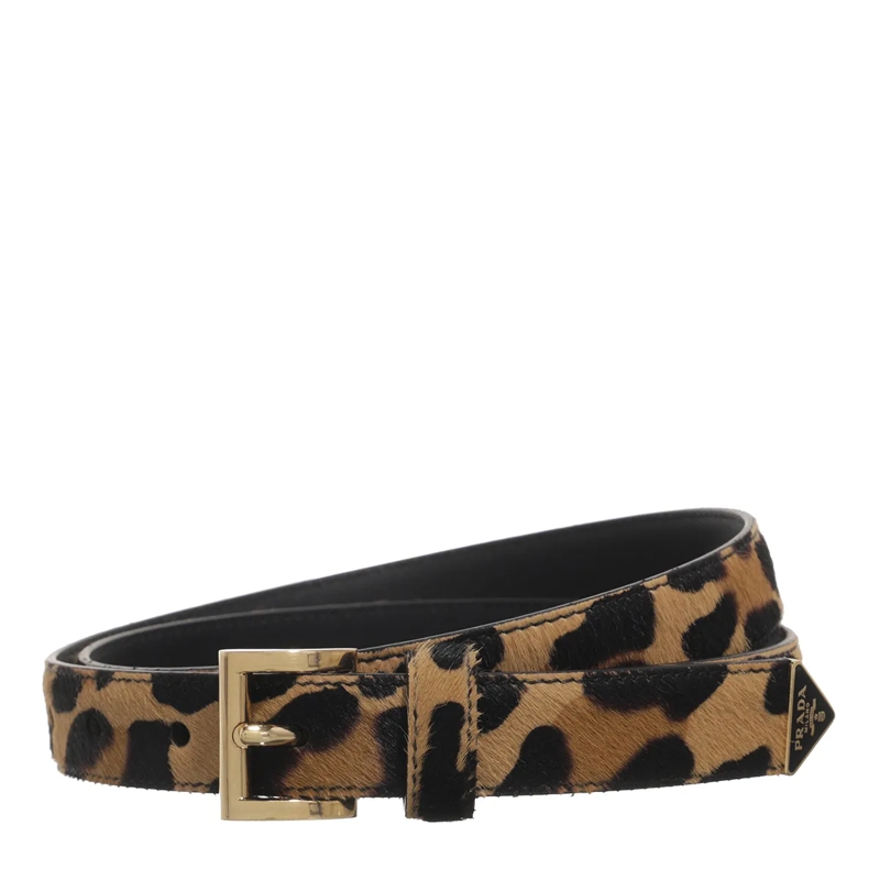 Prada Gürtel Leopard Belt Miele