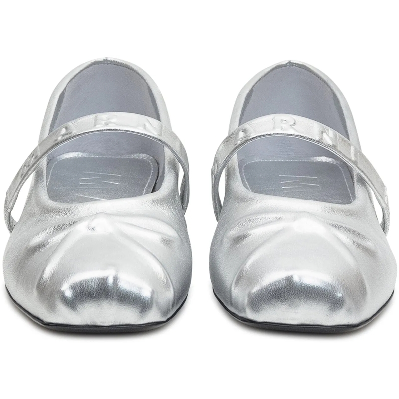 Marni Ballerinas Scarpa Mary Jane silber(Image 2)