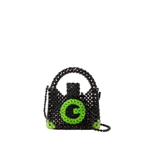 Germanier Crossbody Bag Beaded Bag - Beads - Black Black