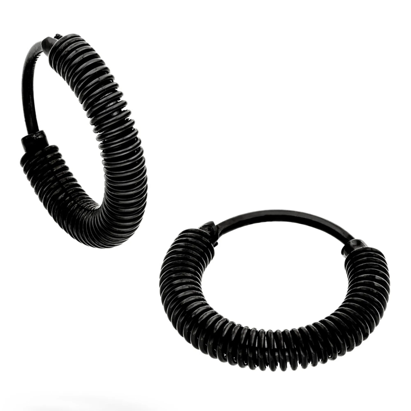 Liebeskind Berlin Ohrstecker Edelstahl Twist schwarz(Image 6)