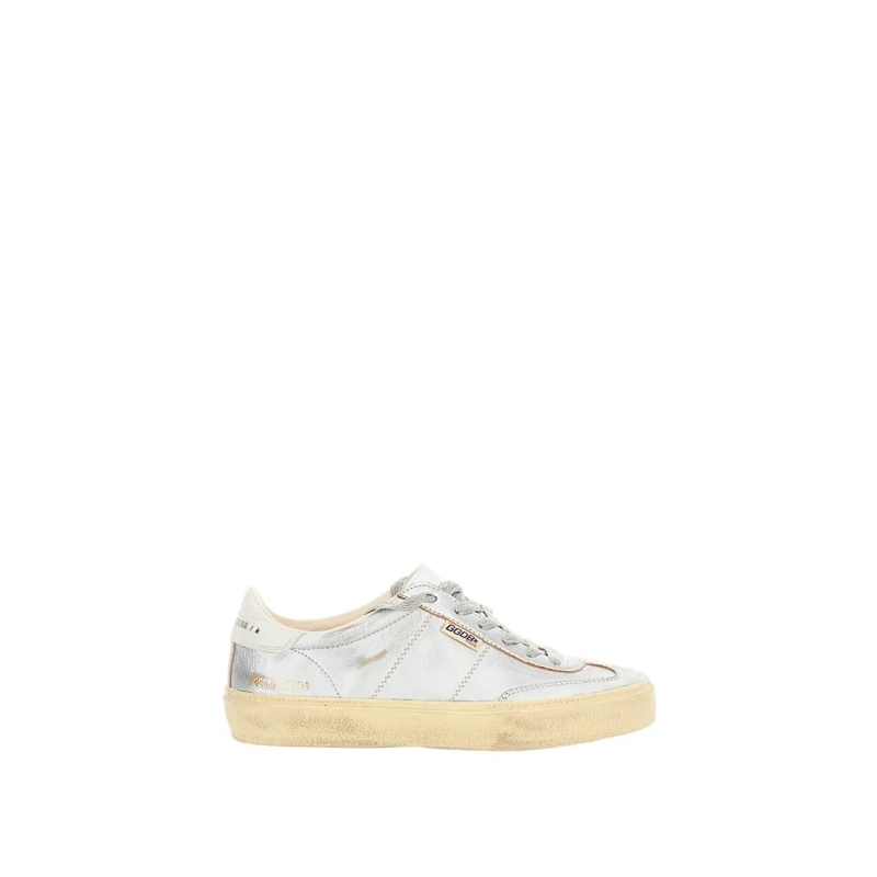 Golden Goose Low-Top-Sneaker Laminated Soul-Star Sneakers White