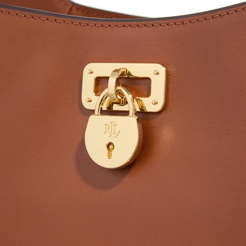 Lauren Ralph Lauren Hobo Bag Tanner Lg Sh-Shoulder Bag-Large Lauren Tan(Image 5)