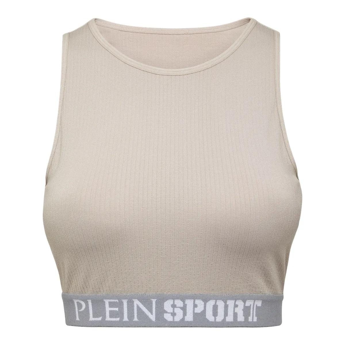 Thumbnail - Plein Sport - Sport Bh Logo - Größe XL - dunkelgrau