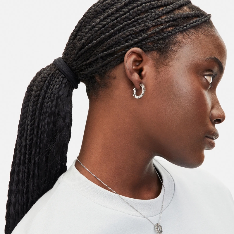 Liebeskind Berlin Ohrstecker Edelstahl 3D Lettering silber(Image 2)