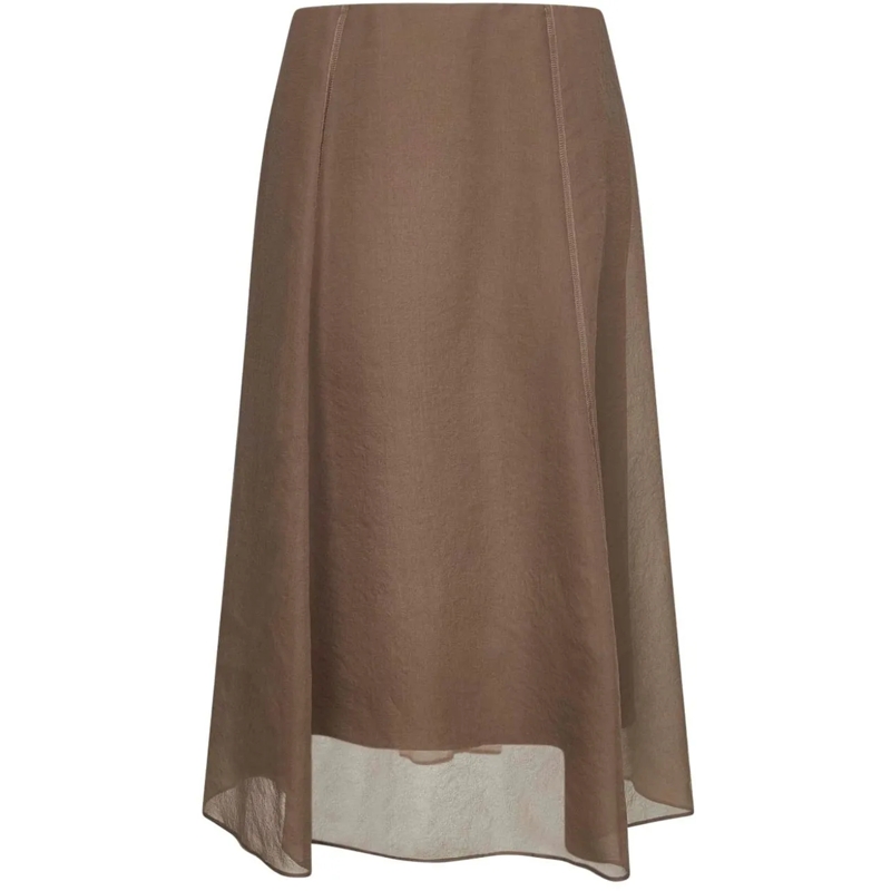 Brunello Cucinelli Midirock Skirts Brown braun