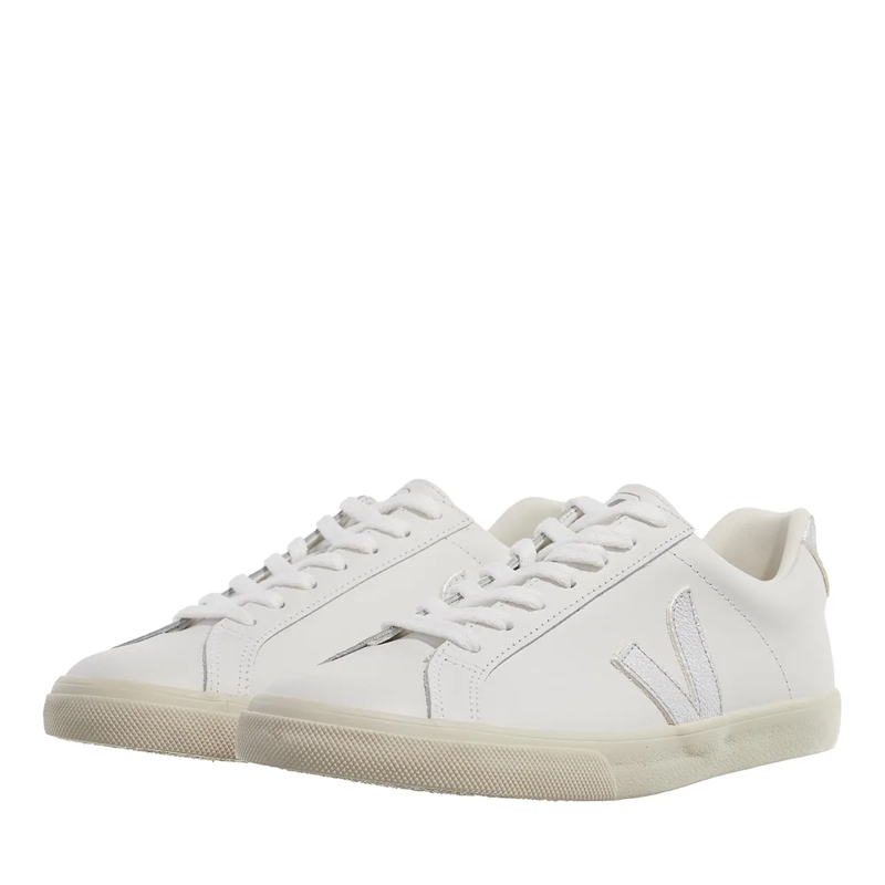 Veja Low-Top-Sneaker Esplar Logo Extra White Silver